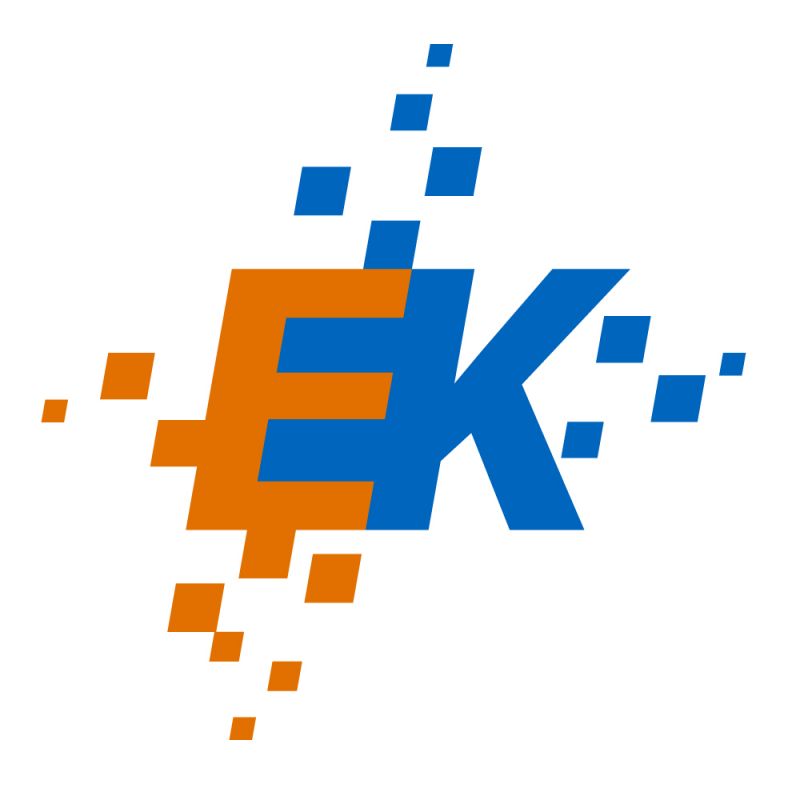 Kurzform des neu entwickelten EnergieKoppler-Logos: EK